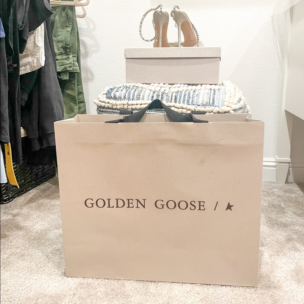 Golden goose paper bag